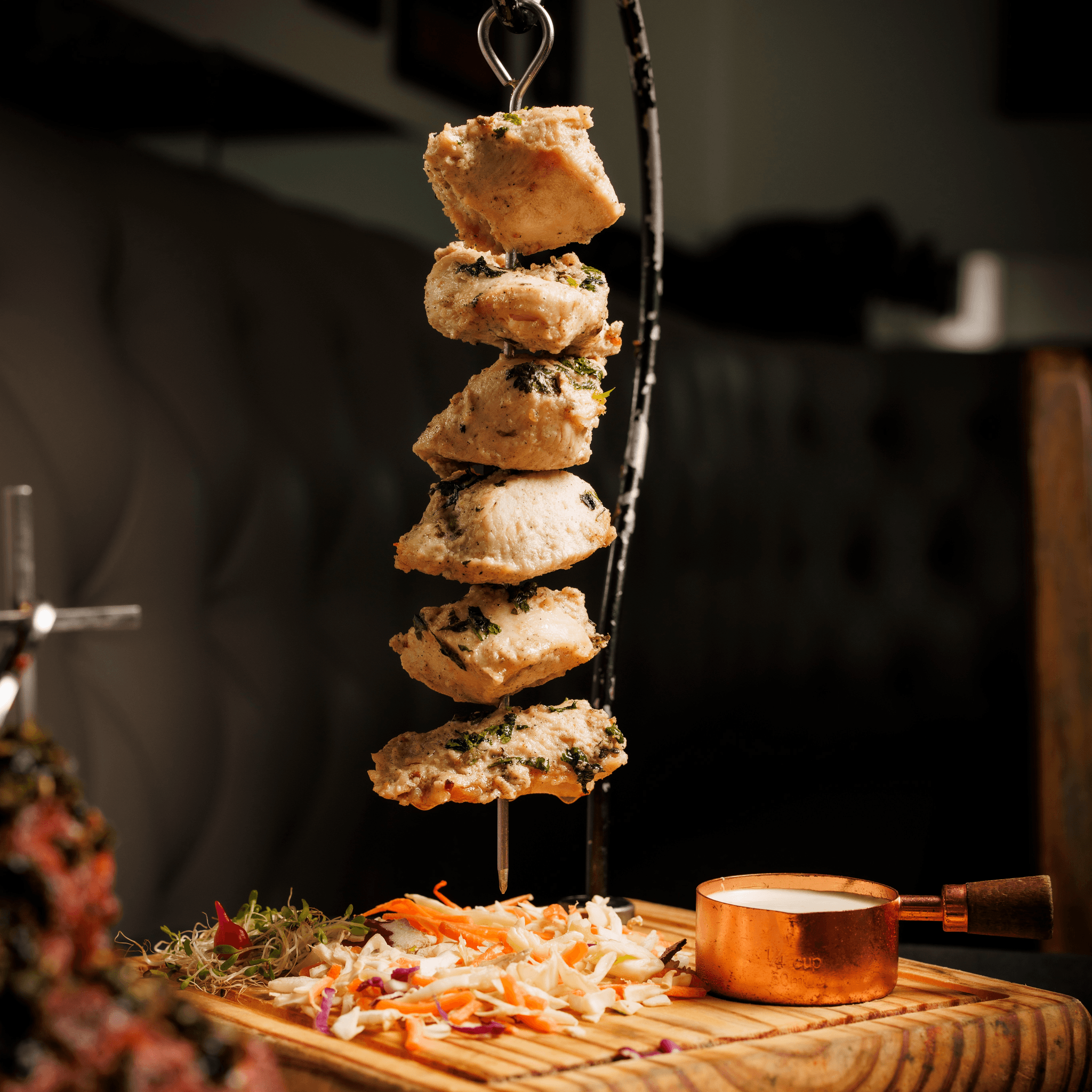 Malai Chilli Kebab.